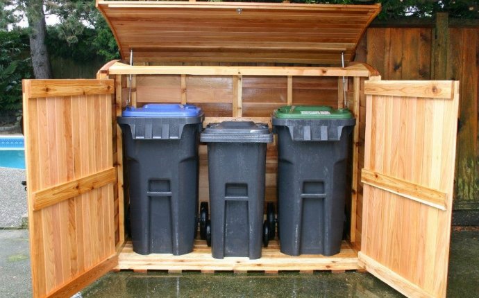 17 Best ideas about Garbage Can Shed on Pinterest | City gardens