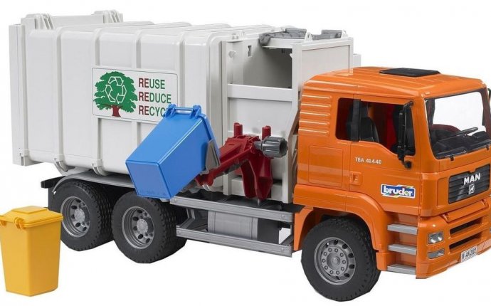 Bruder Toys MAN TGA Side loading Garbage Truck 02761 Kids Play NEW