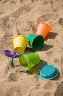 Plastic beach toys