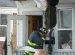 Garbage truck explodes