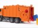 Orange Garbage truck