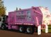 Pink Garbage truck